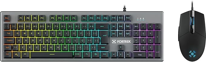 Kit Teclado e Mouse Gamer Ranger Rainbow RGB 1