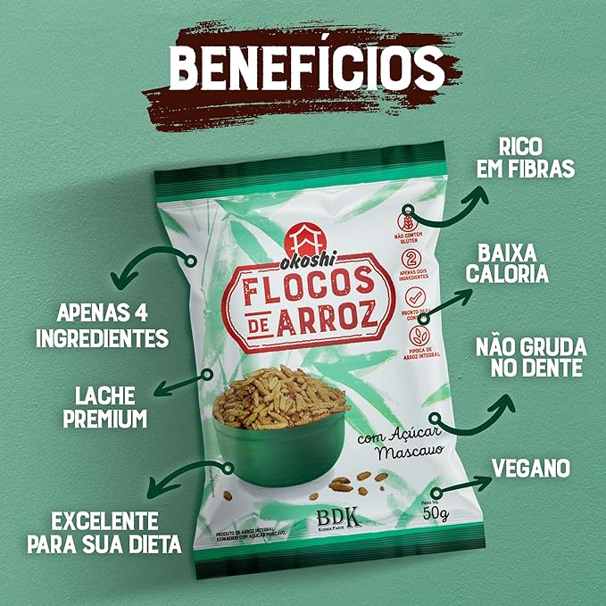 Flocos de Arroz com Açúcar Mascavo 3