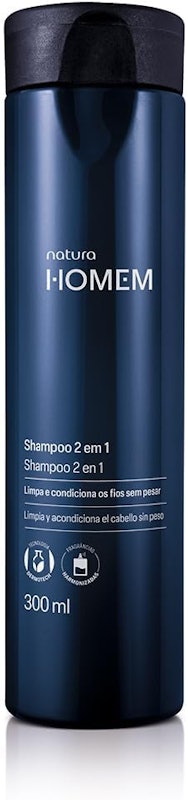 Shampoo Masculino 2 em 1 Natura Homem 1