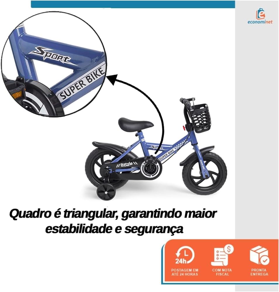 Bicicleta Aro 12 Baby Style Speedy 5