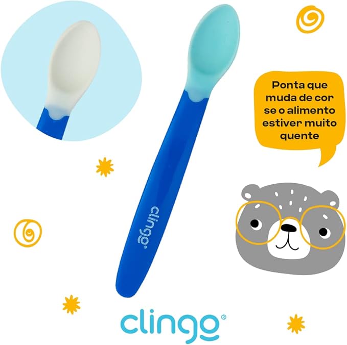 Colher de Silicone Ergonômica Clingo 5
