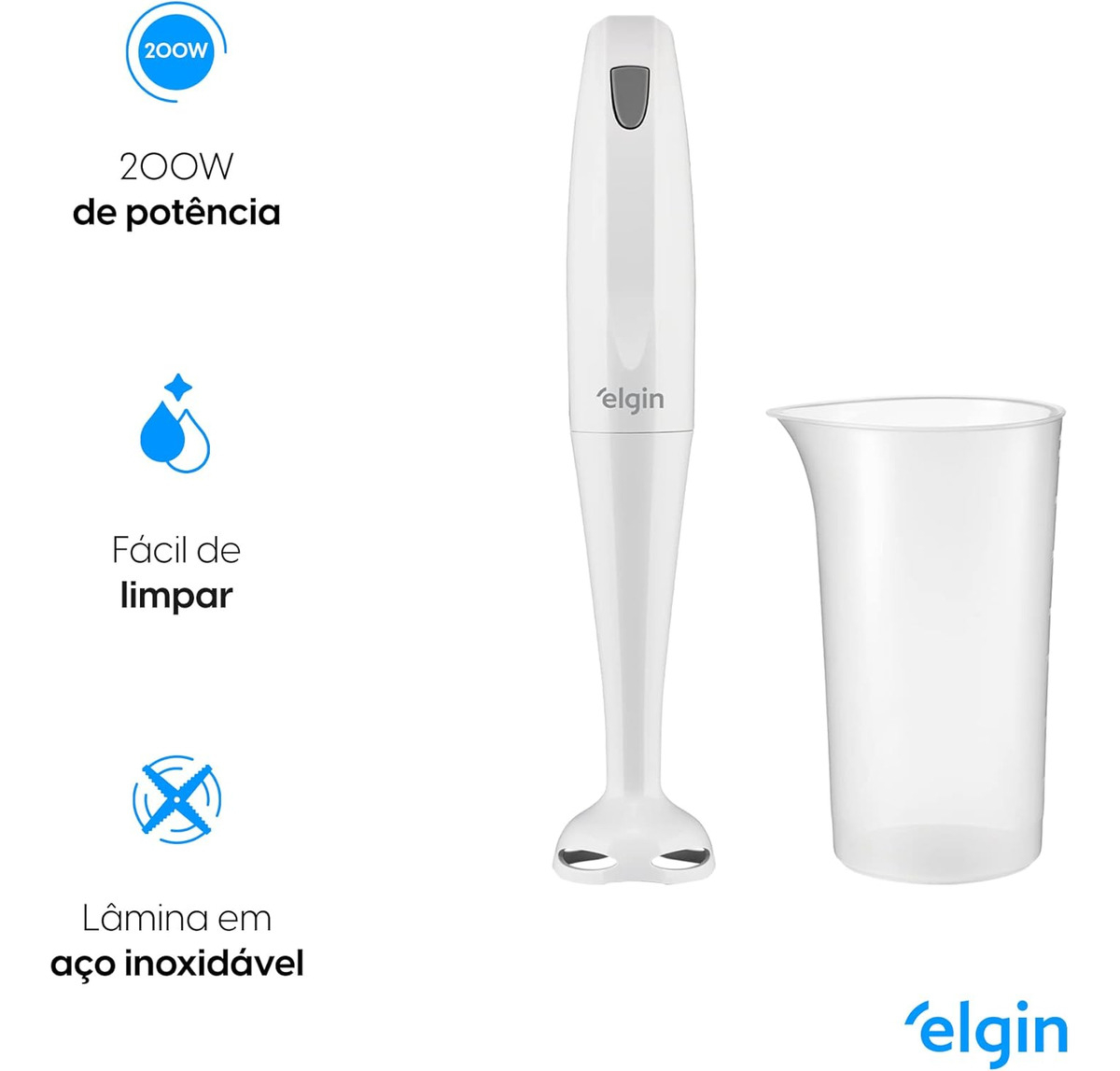 Mixer de Mão 2 em 1 2