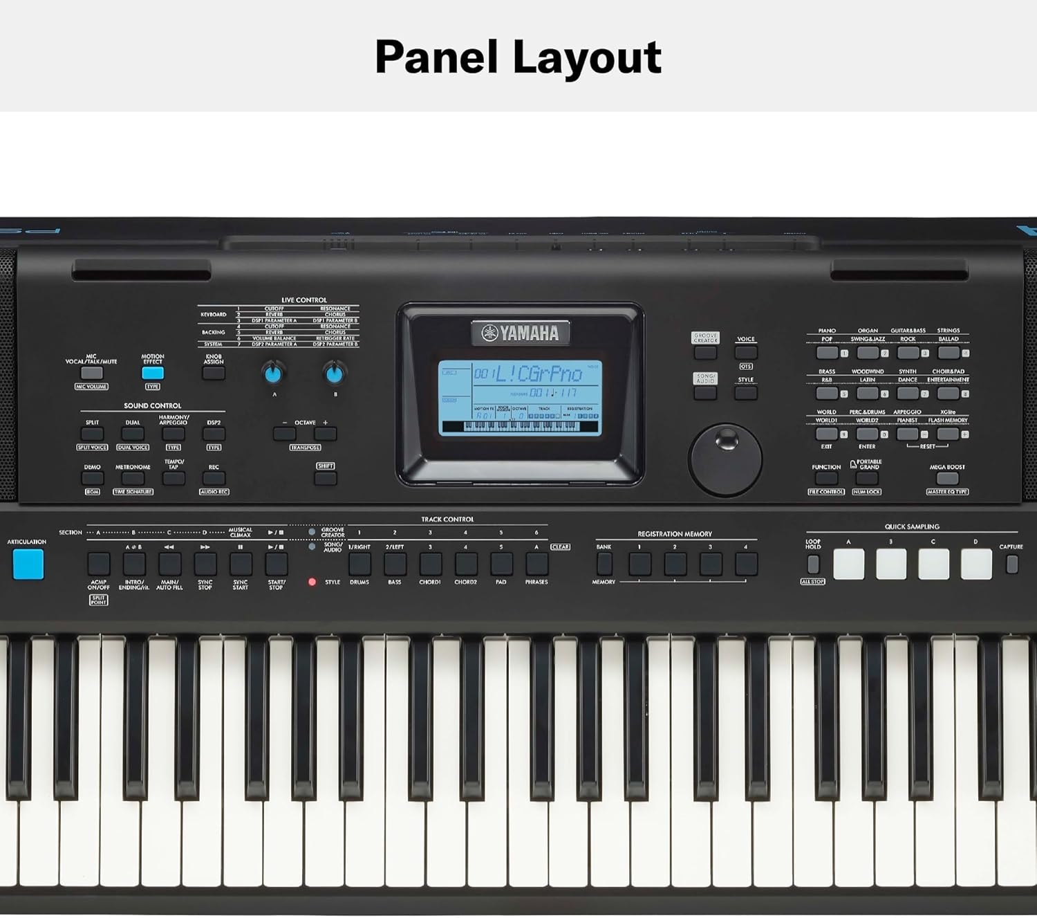 Yamaha PSR-E473 3