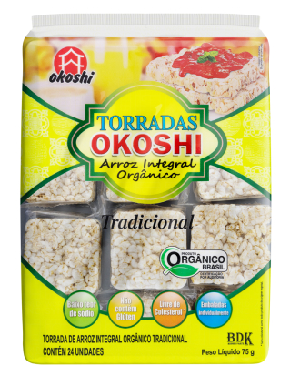 Torrada de Arroz Integral Orgânico Tradicional 1