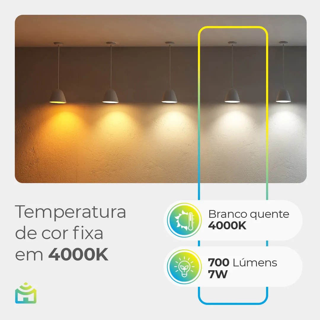 Smart Lâmpada Wi-Fi Lite Positivo 3