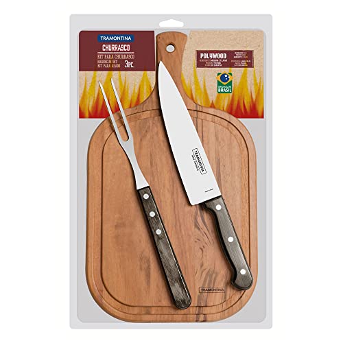 Kit para Churrasco Polywood 3 Peças 3