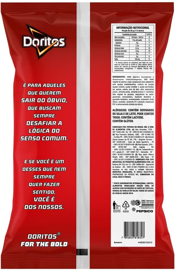 Doritos de Queijo Nacho 3