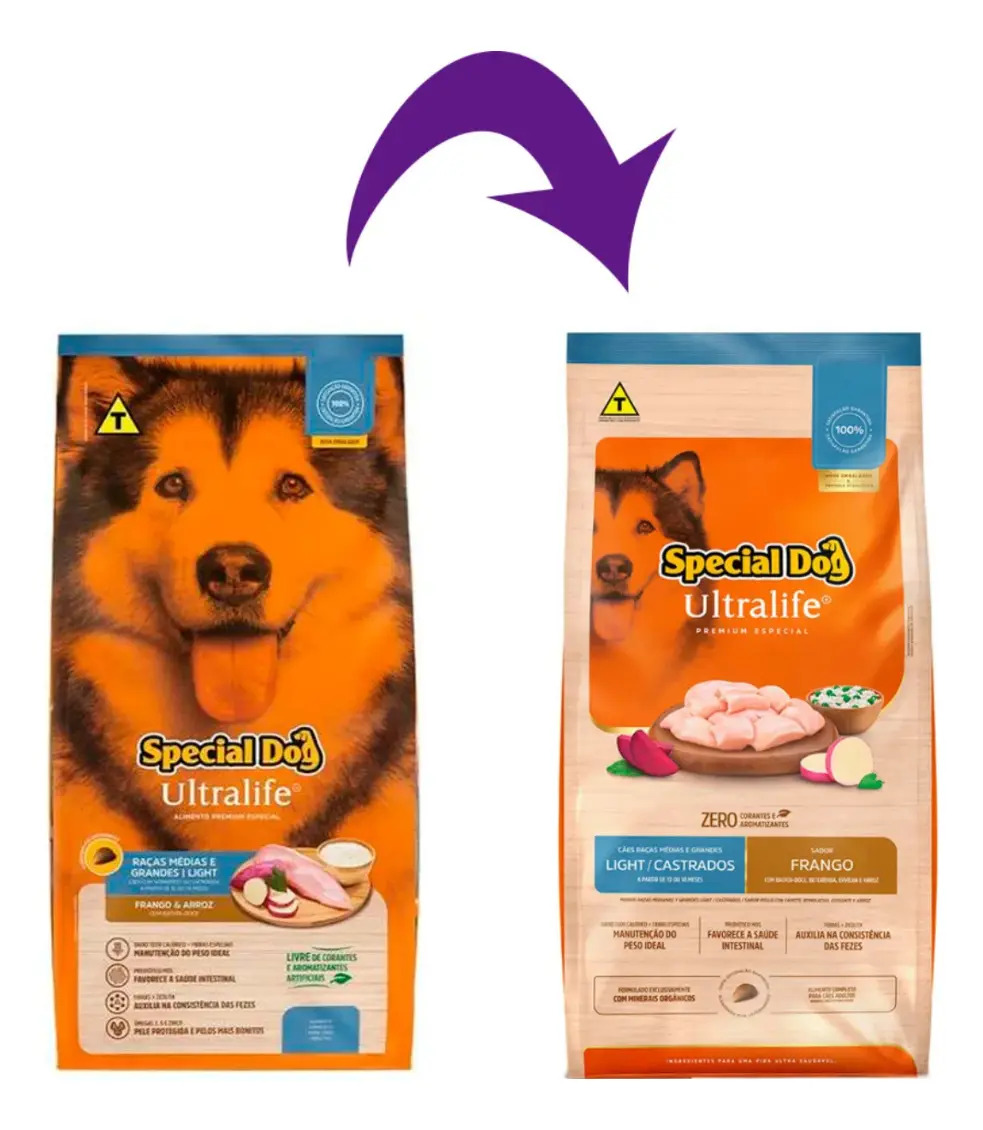 Special Dog Ultralife Cães Raças Médias e Grandes Light / Castrados 3