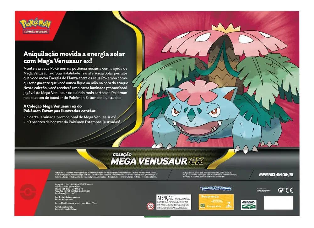 Coleção Mega Venusaur EX 2