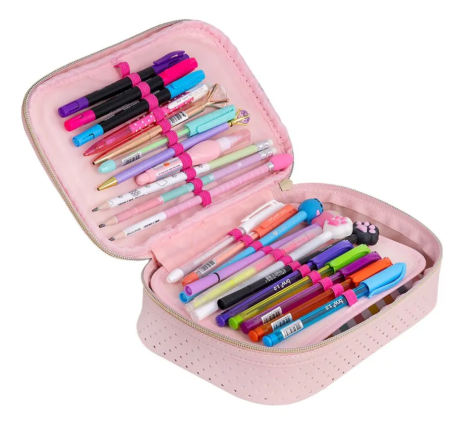 Estojo 100 Pens Perfurado  2