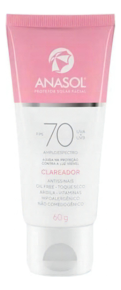 Protetor Solar Facial FPS 70 Clareador 1
