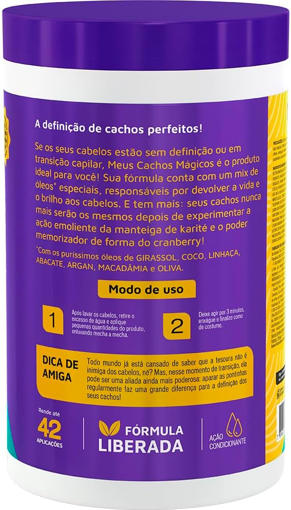Creme de Tratamento Novex Meus Cachos 2