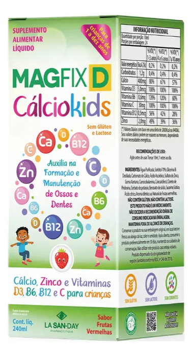 Magfix Cálcio Kids 240 ml 3
