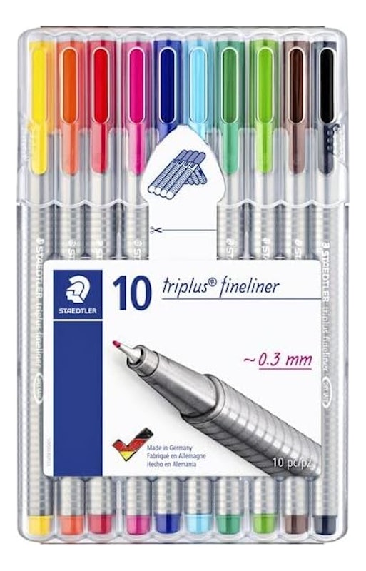 Caneta Ponta Fina Triplus Fineliner 1
