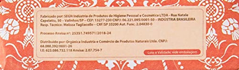 Sabonete em Barra Puro Vegetal Pêssego e Flor de Lótus 4