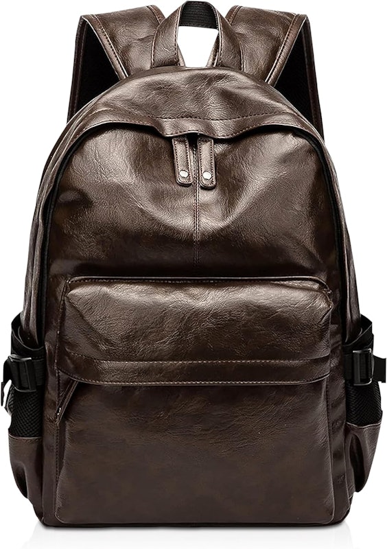 Mochila Executiva Couro Vintage Notebook Multifuncional 1
