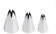 CHICKY FORMAS Kit Bicos Confeitar 1M - 3 Peças do tamanho P M G 1