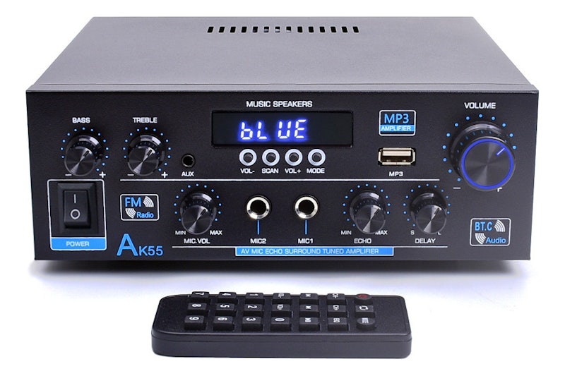 Amplificador de Áudio Vedo AK-55 Bluetooth 5.0 1