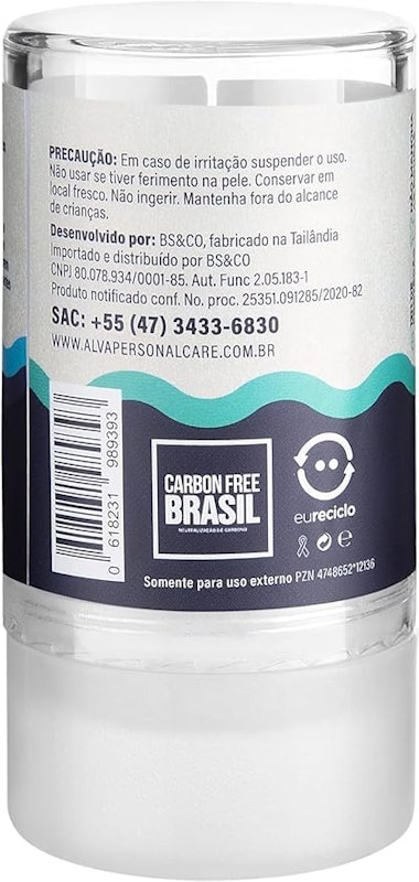 Desodorante Cristal Stick Vegano Alva 3