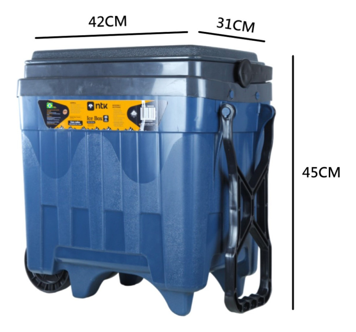 Caixa Térmica Ice Box 34 L NTK com Rodas 5