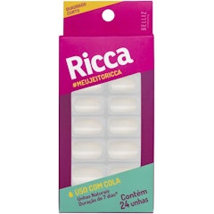 Unhas Naturais Quadrado Curto Ricca