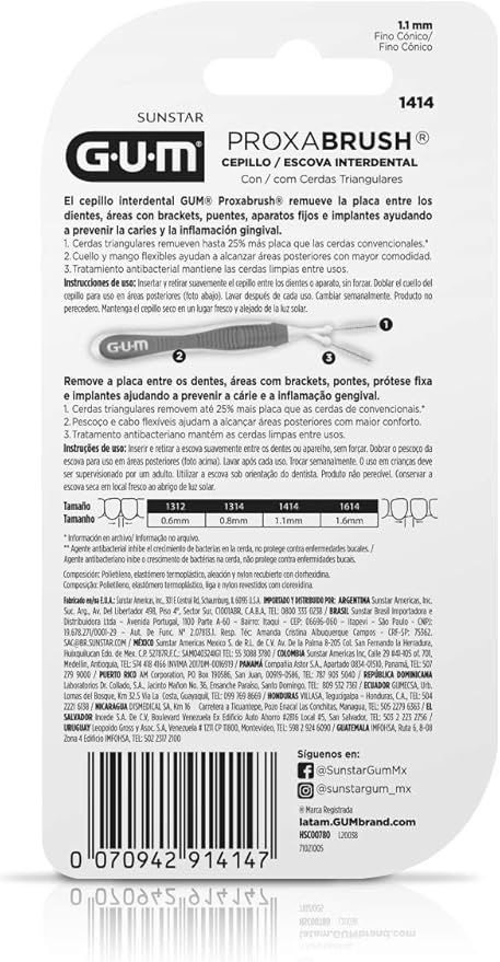 Escova Interdental Poxa Brush 1,1 mm 6 Unidades 3