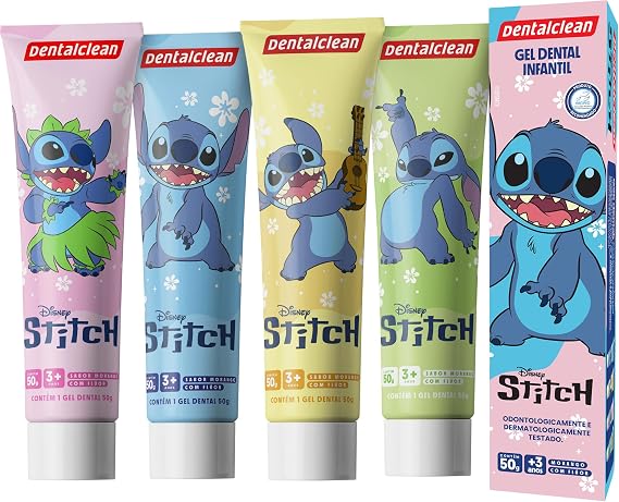Gel com Flúor Stitch Infantil 5