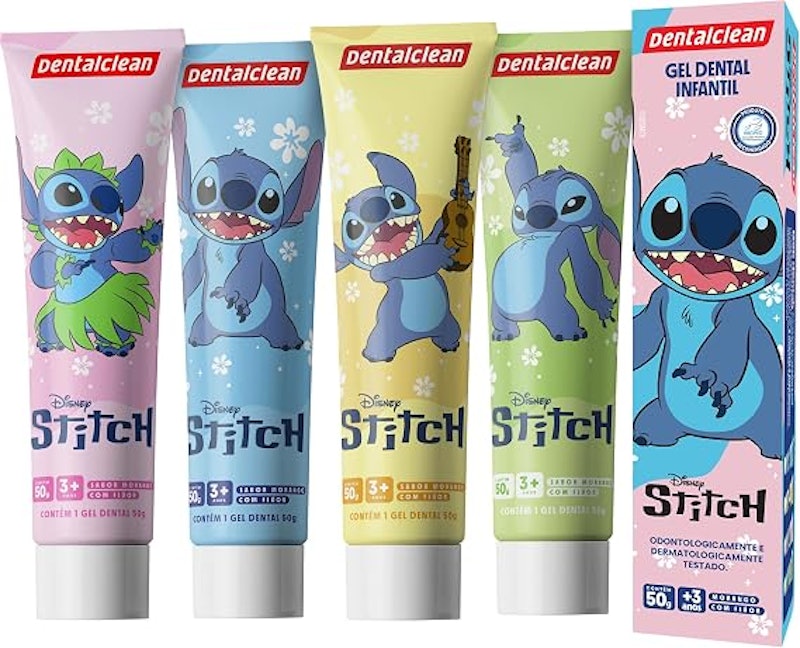 Gel com Flúor Stitch Infantil 5