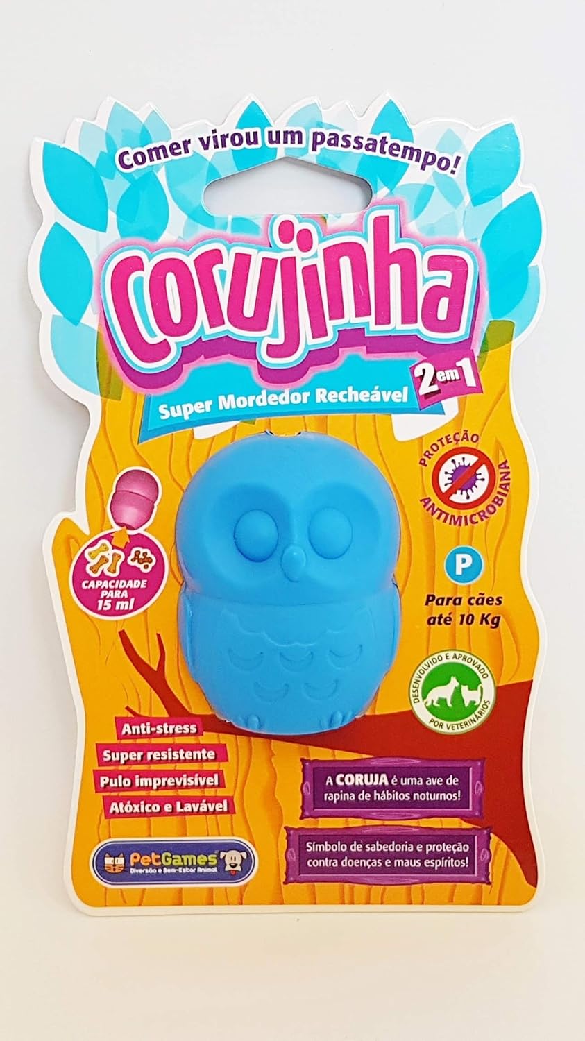 Mordedor Recheável Super Resistente Corujinha 3