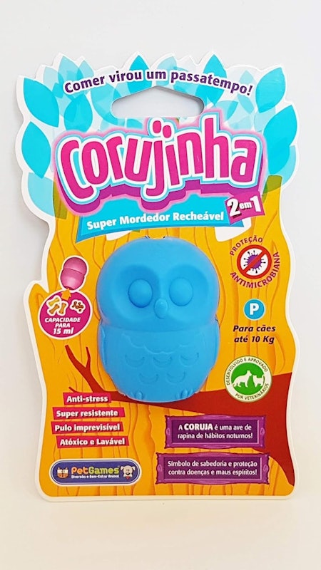 Mordedor Recheável Super Resistente Corujinha 3