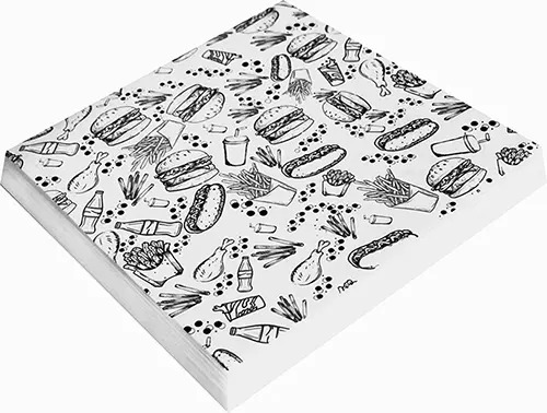 Papel-Manteiga Antigordura Estampado 1