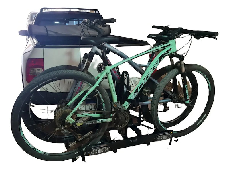 Suporte de Bicicletas Engate Metallini Plataforma 3 Bikes Alumínio LED 4