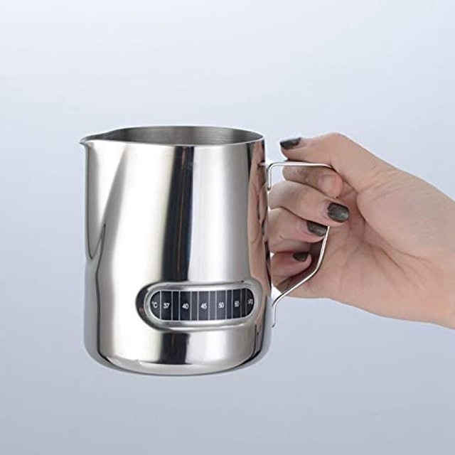 Leiteira Pitcher para Barista com Termômetro 5