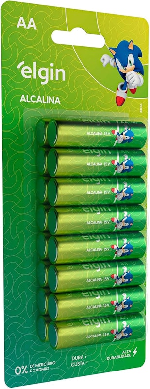 Pilha Alcalina AA Comum 1