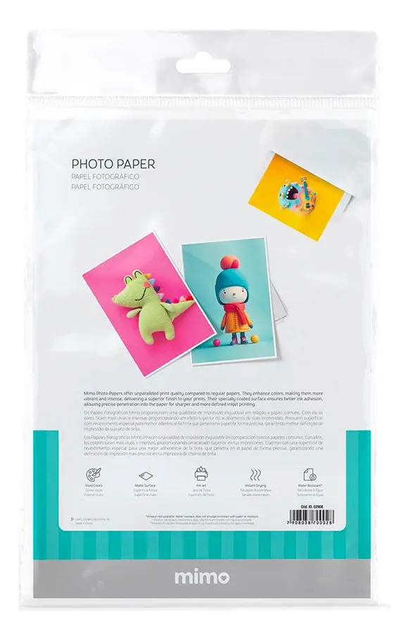 Papel Fotográfico Fosco Mimo 240 g A4 2