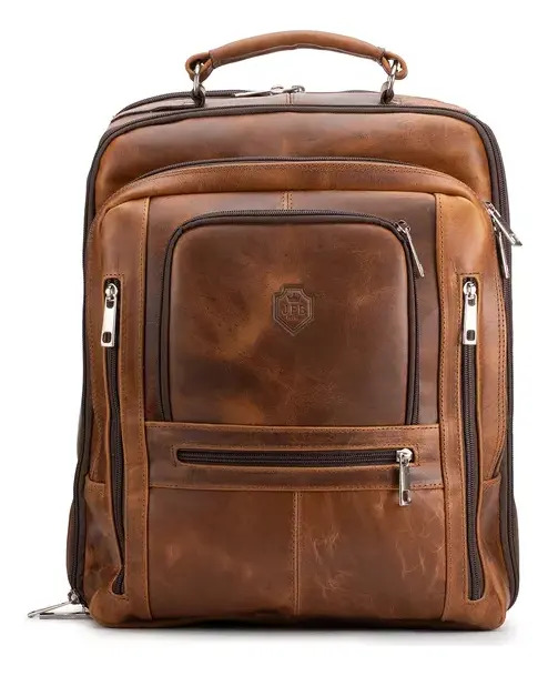 Mochila Fotográfica Câmera Profissional em Couro Legítimo 4
