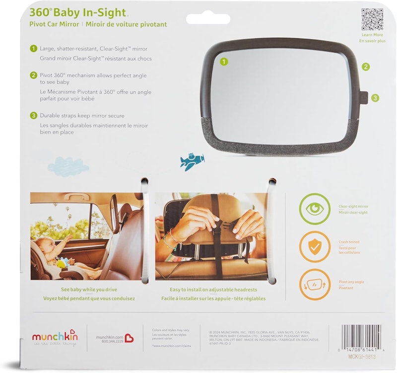 Espelho de Carro Ajustável 360 Pivot Baby in-Sight 4