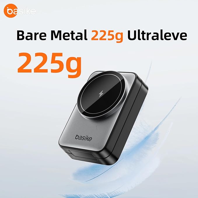 Carregador por Indução Basike Ba sem Fio 3 em 1 Rápido 15 W 5