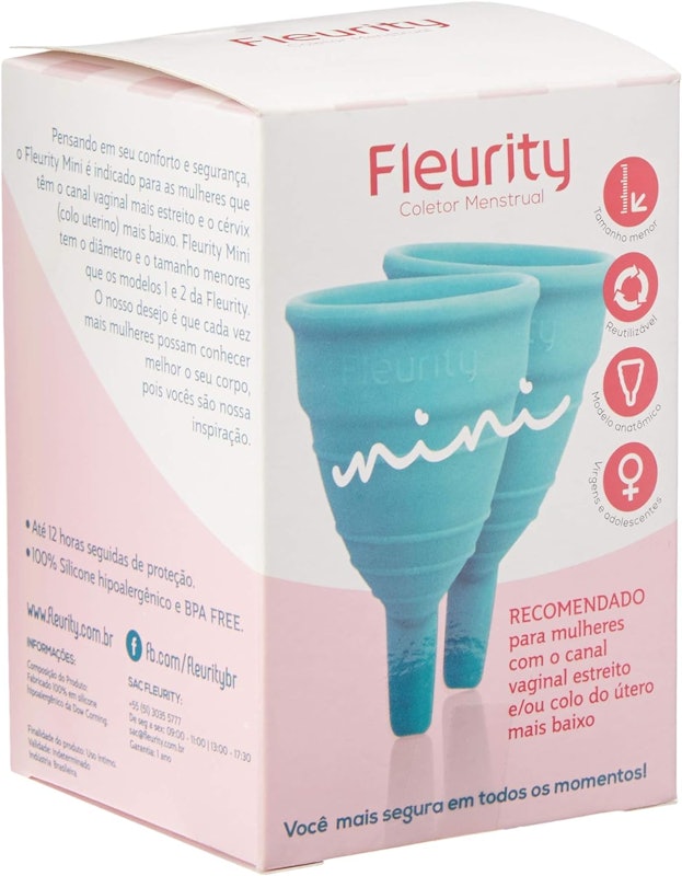 Mini Coletor Menstrual Fleurity 1
