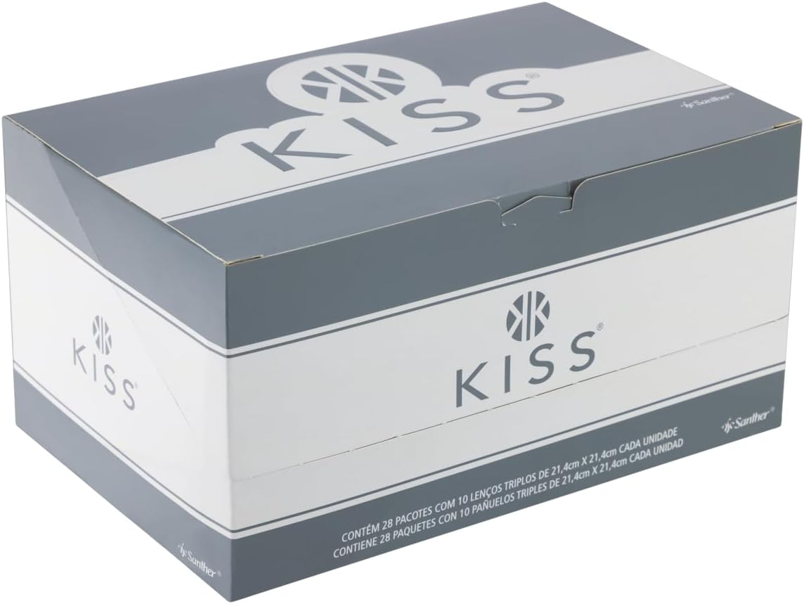 Lenço de Papel Kiss Folha Dupla 3