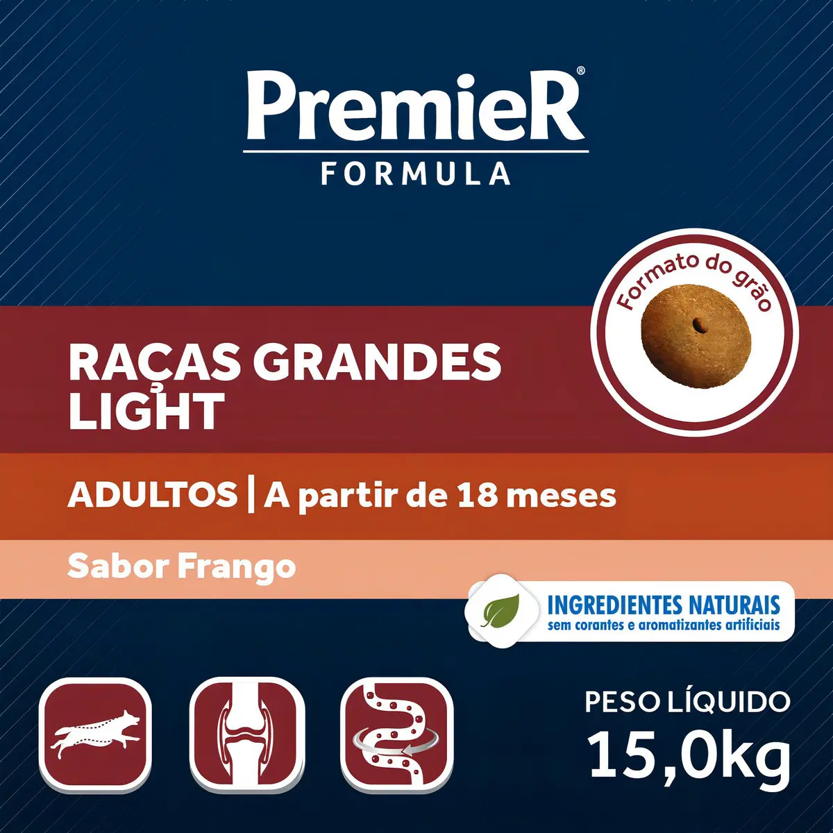 PremieR Formula Cães Adultos Porte Grande e Gigante Light Frango 2