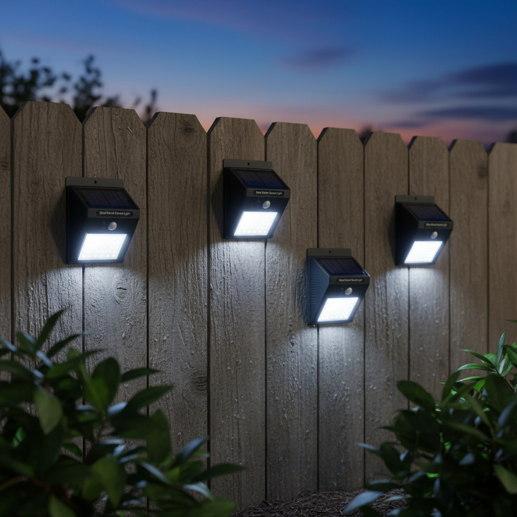 Kit 4 Arandelas Luminária Solar LED 2