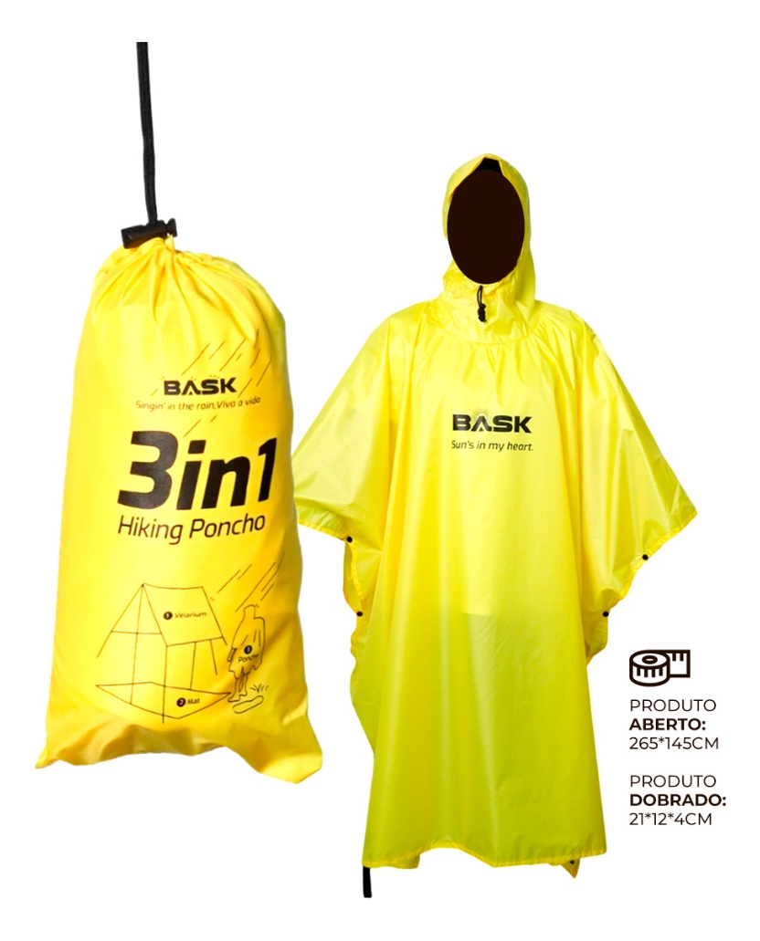 Poncho Impermeável 3 em 1 2