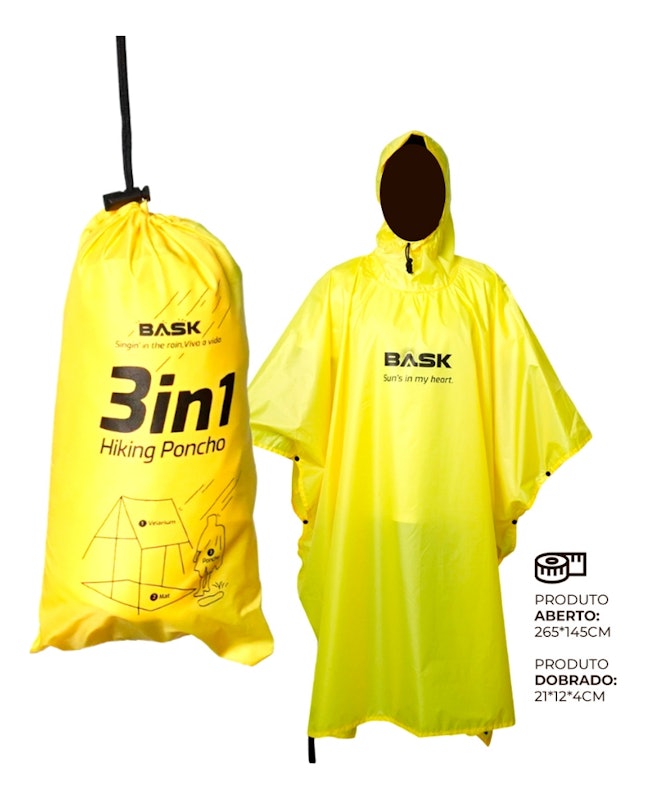 Poncho Impermeável 3 em 1 2