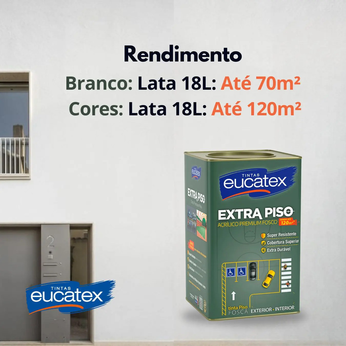 Tinta Acrílica Eucatex Extra Piso  3