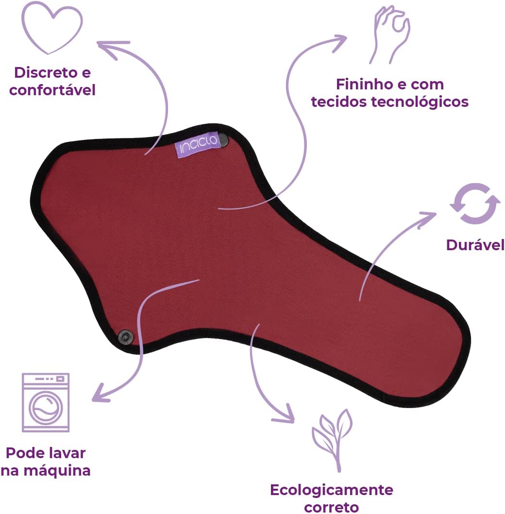 Absorvente Reutilizável - Chocolate 4