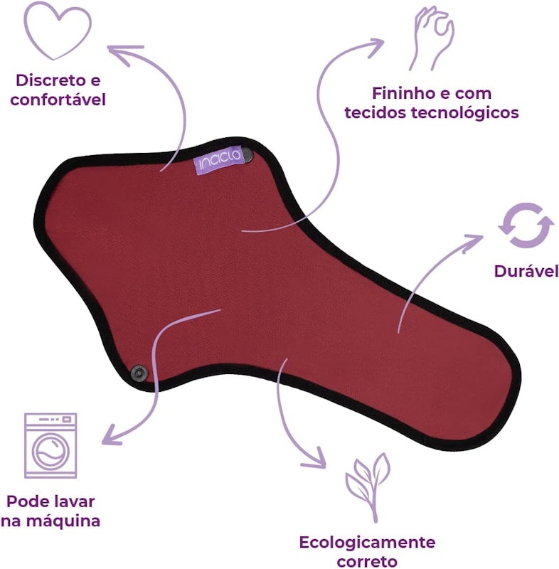Absorvente Reutilizável - Chocolate 4