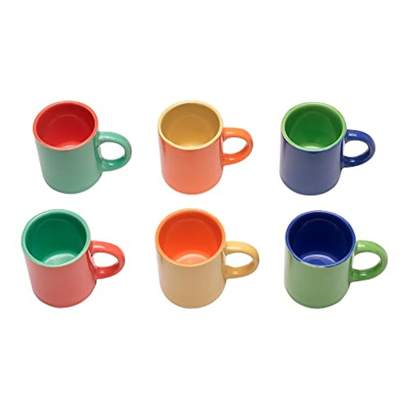Mini Canecas para Café com 6 Peças Multicolor 3