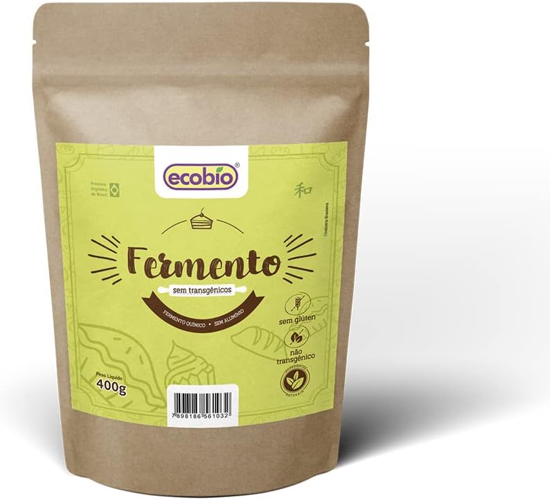 Fermento Não Transgênico Para Bolos (400 g) 1