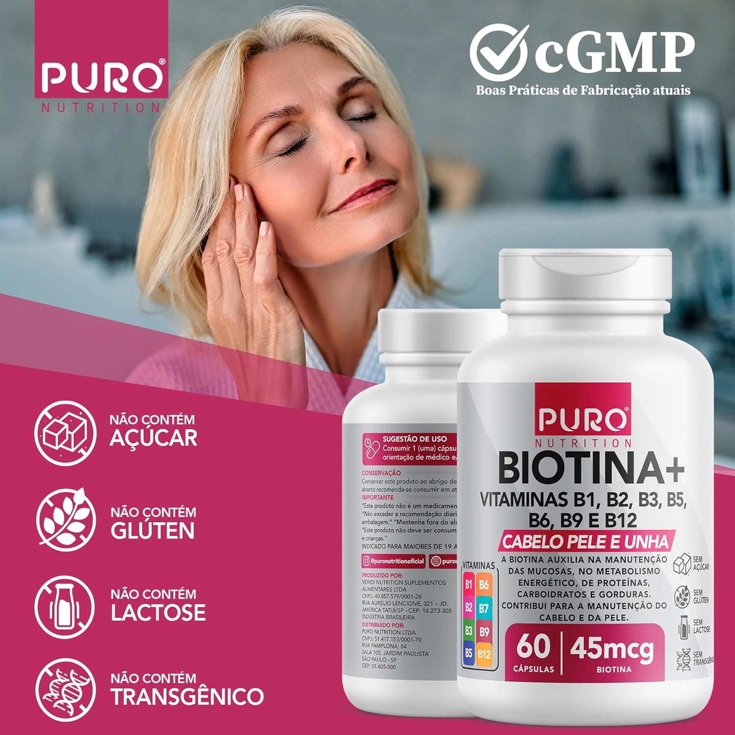 Biotina + 45 mcg 4